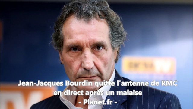 Jean-Jacques Bourdin quitte l'antenne de RMC en direct après un malaise