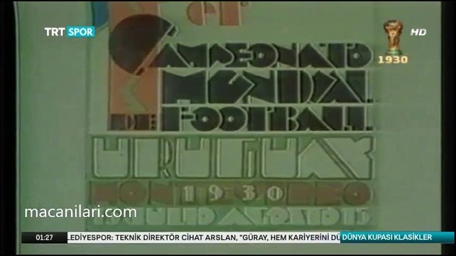30.07.1930 - 1930 World Cup Final Uruguay 4-2 Argentina / 1930 Dünya Kupası Uruguay 4-2 Arjantin