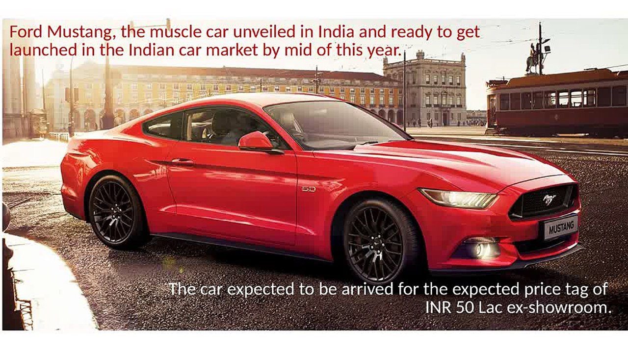 Ford Mustang Unveiled in India; Features Inside | CarKhabri.com