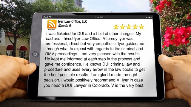 Iyer Law Office, LLC Englewood Exceptional Five Star Review by Nancie B.