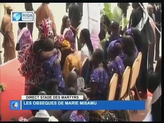 OBSEQUES DE MARIE MISAMU . En direct Dernier jour au Stade des Martyrs