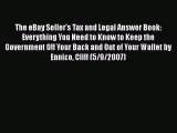 [PDF Download] The eBay Seller's Tax and Legal Answer Book: Everything You Need to Know to