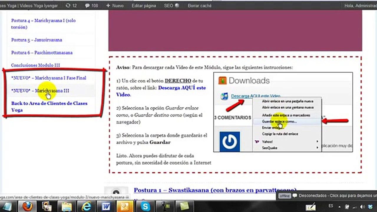 Nuevas Asanas de Clases Yoga