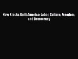 [PDF Download] How Blacks Built America: Labor Culture Freedom and Democracy [Download] Full