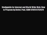 [PDF Download] Studyguide for Internet and World Wide Web: How to Program by Deitel Paul ISBN