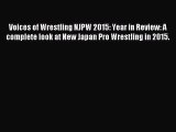 (PDF Download) Voices of Wrestling NJPW 2015: Year in Review: A complete look at New Japan