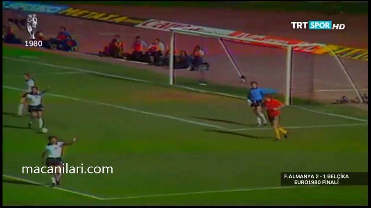 22.06.1980 - UEFA EURO 1980 Final West Germany 2-1 Belgium / 1980 Avrupa Futbol Şampiyonası Batı Almanya 2-1 Belçika