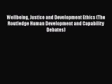 Wellbeing Justice and Development Ethics (The Routledge Human Development and Capability Debates)