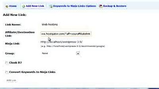 MaxBlogPress Ninja Affiliate Wordpress Affiliate Link Management Plugin 62
