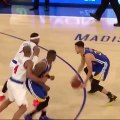 Carmelo Anthony a trouvé une technique pour défendre sur Stephen Curry