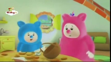 Billy y Bam Bam hacen dibujos adornados con hojas