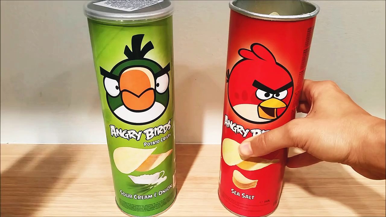 Pringles Angry Birds Edition with Surprise Eggs & Toys Inside