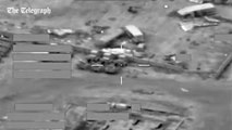 RAF releases footage of Tornado jets hitting Isil targets in Syria