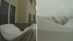 Timelapse: snow engulfs house and garden in viral clip