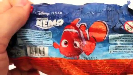 Fantastic Finding Nemo Surprise Egg opening with gift toy and delicious chocolate