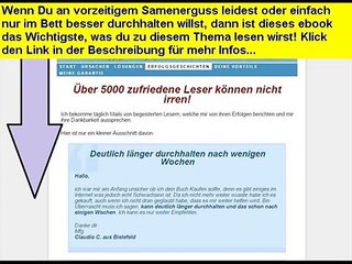 vorzeitiger samenerguss beim eindringen - Beste Durchhaltetechniken