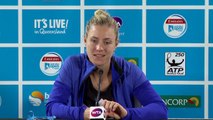 Angelique Kerber press conference (QF) | Brisbane International 2016