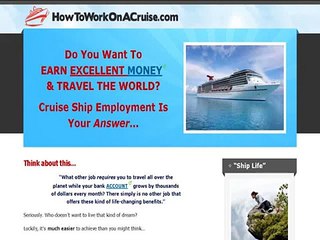 How To Work On A Cruise