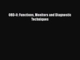 [PDF Download] OBD-II: Functions Monitors and Diagnostic Techniques [Download] Full Ebook