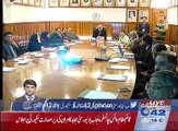 Acting Vice Chancellor Punjab University Mujahid Kamran presided over the meeting on security