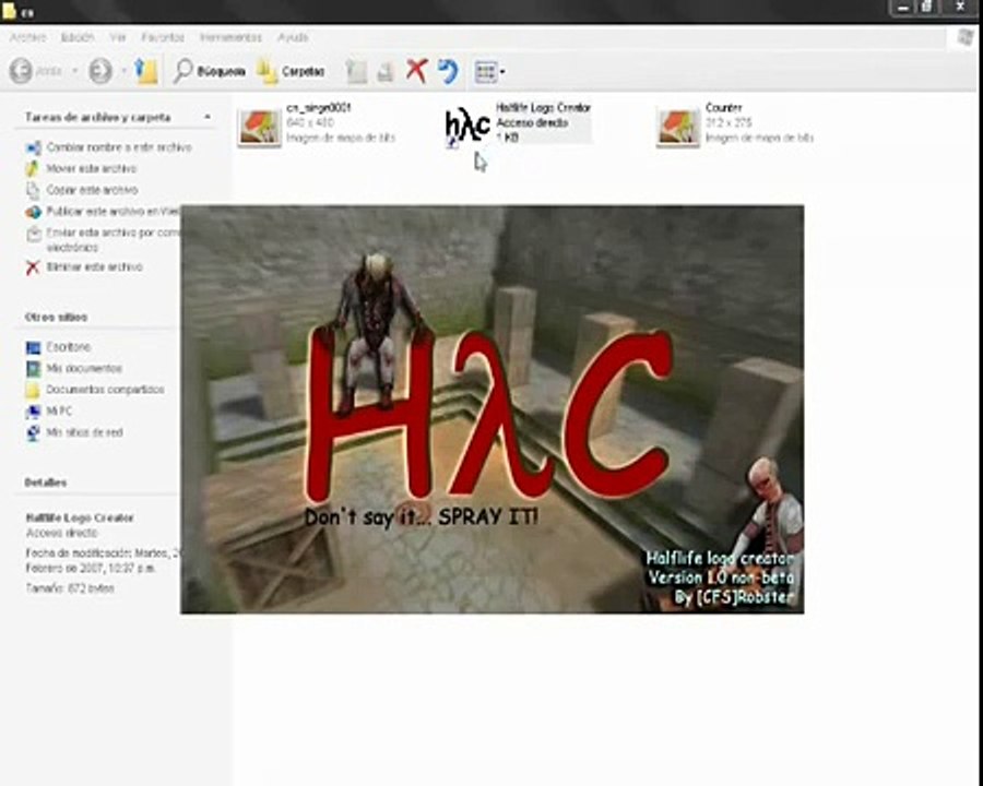 Tutorial Half Life Logo Creator  Counter strike 1.6
