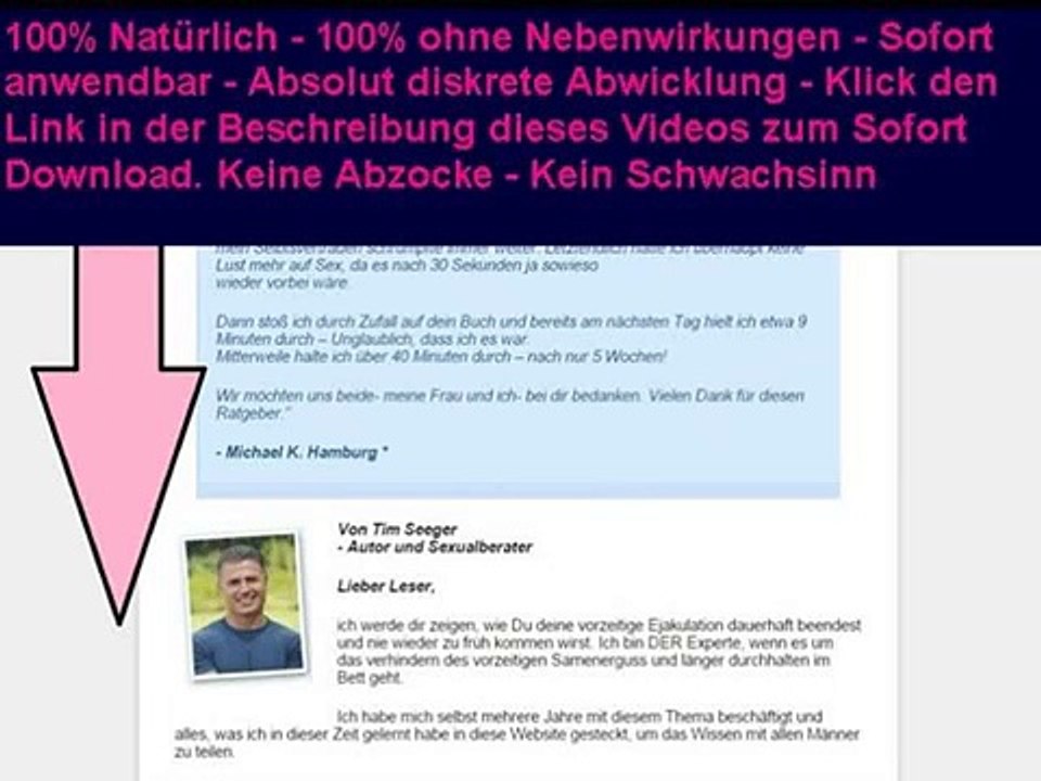 vorzeitiger samenerguss gesundheit - Schwierige Aufgabe gelöst