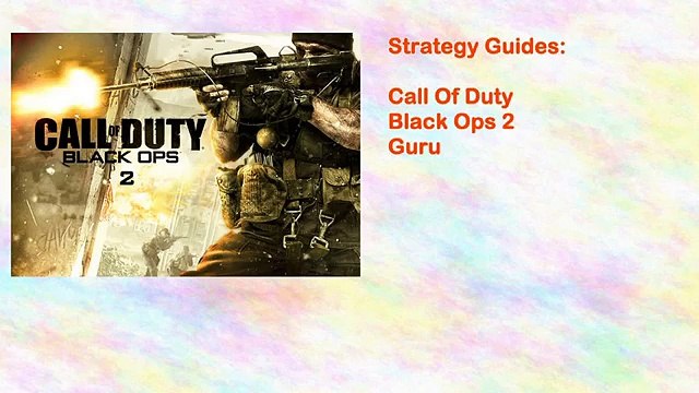 Call Of Duty Black Ops 2 Guru