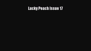 Lucky Peach Issue 17  Free Books