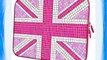 Pedea - Funda de neopreno para port?til (337 cm/133 pulgadas) rosa bandera brit?nica rosa 133