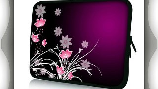 PEDEA 66060612 - Funda de neopreno para port?til y tablet 13.3 (33.7 cm) dise?o Flores Rojas