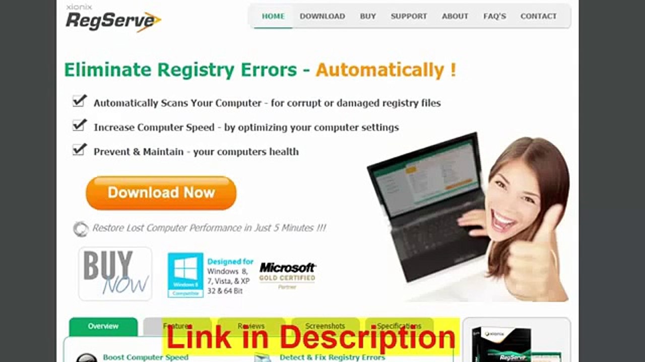 Regserve Increase Computer Speed
