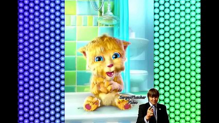 Télécharger la video: Talking Ginger child's voice says Джинджер говорит детским голосом Talking Tom cat  Говорящий Кот 1