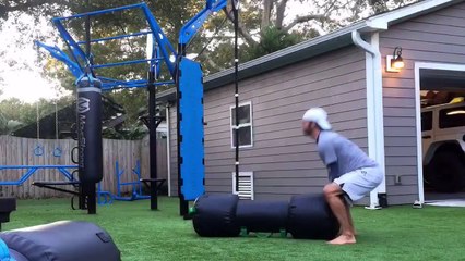 Power and Strength training exercises with the Rhino Bag