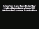 [PDF Download] Chilton's Truck Service Manual Medium/Heavy Duty Diesel Engines Controls/Repairs