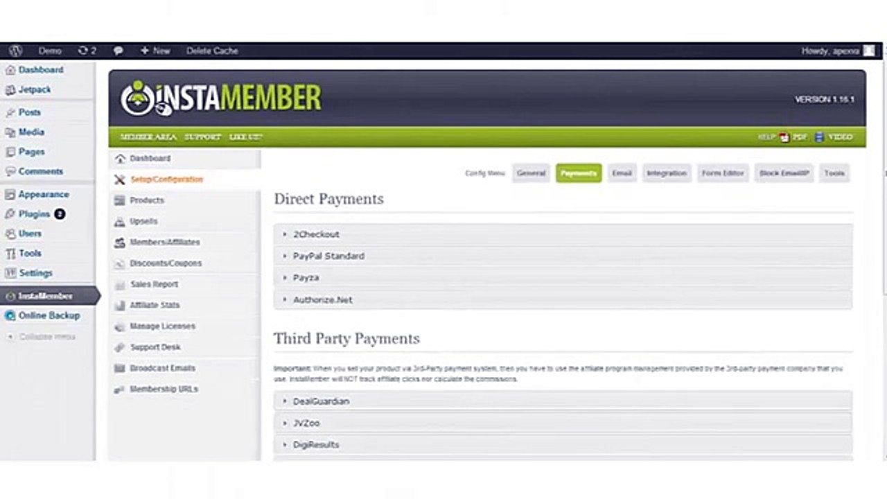 How to video InstaMember  PayPal Standard Integration