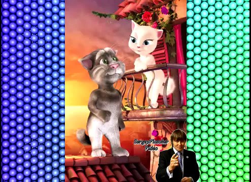 Говорящий кот Том и Анджелла поют песенку You Get Me from Talking Frends