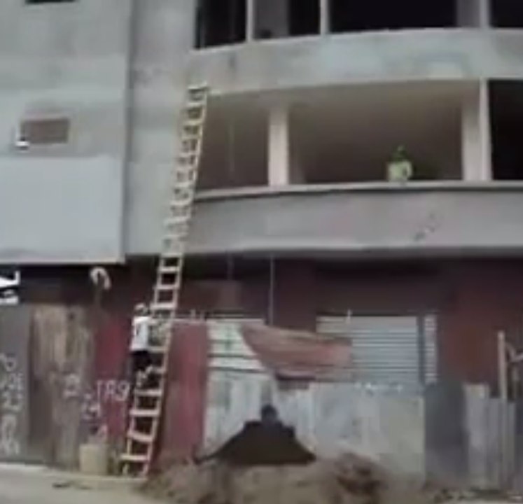 Voltige sur le chantier