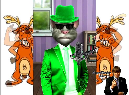 Прикол Jingle Bells from Super Simple Songs Talking Tom cat Говорящий Кот Том Флэшкин