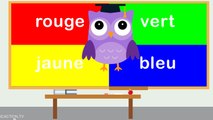 Apprendre les couleurs en francais avec OLI la chouette - Learn colors in french