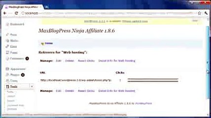 MaxBlogPress Ninja Affiliate Wordpress Affiliate Link Management Plugin 104