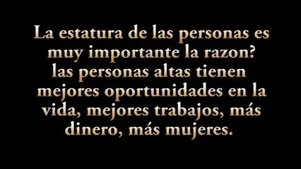 Ganar estatura de una vez