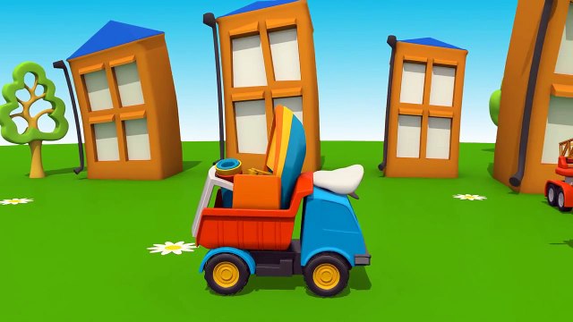 Грузовичок Лева ВСЕ СЕРИИ ПОДРЯД: Транспорт: самолет, вертолет, кораблик Мультфильм-конструктор