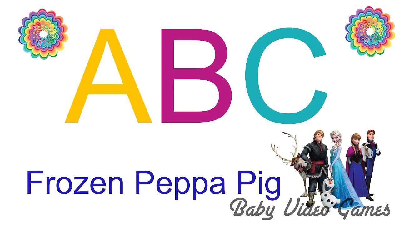 ABC Peppa Pig Disney Frozen Nursery Rhymes for Kids