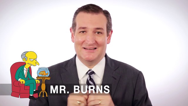 Ted Cruz audition pour les Simpson