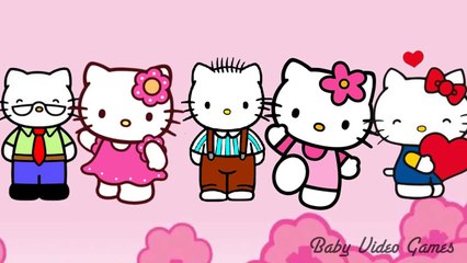 Hello Kitty Daddy Finger Family Nursery Rhymes for Kids