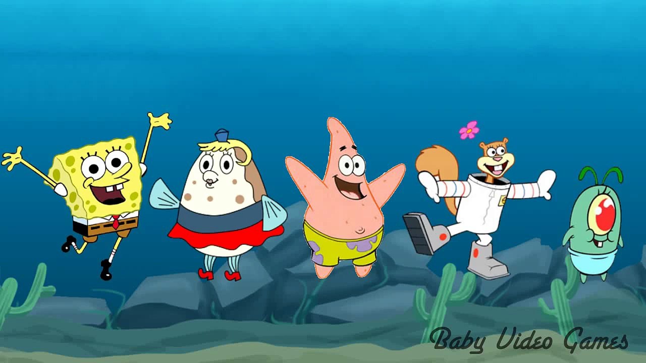 Finger Family with Spongebob Nickelodeon Characters