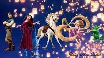 FINGER FAMILY Tangled and Rapunzel Disney Characters