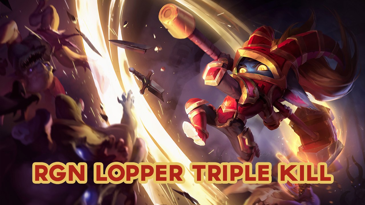 2016 LPL Spring Highlights: RGN Lopper Poppy like a god