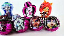 9 Chocolate Monster High Toy Surprise Egg Balls Huevos Sorpresa New Clawdeen Draculaura Ghoulia