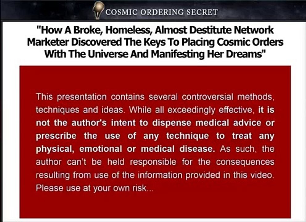 Cosmic Ordering Secret Review